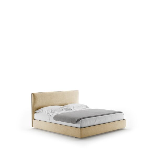 Modern Minimalist Solid Wood Double Bed